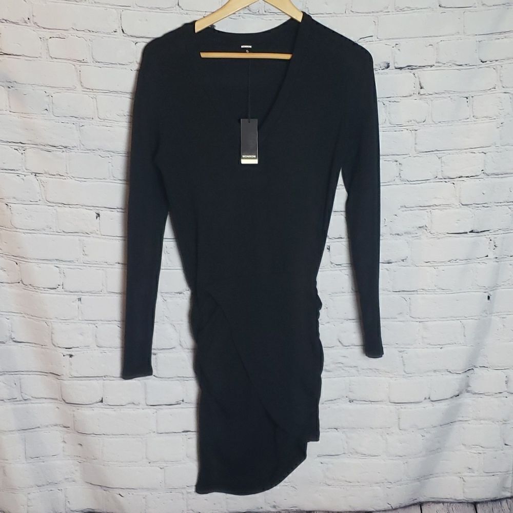 NWT Monrow Black Dress